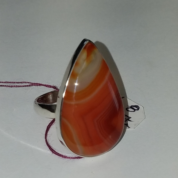 Lake Superior  Agate Sterling Silver Ring - Picture 4 of 5